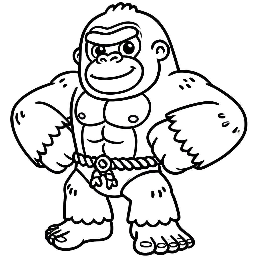 Coloriage Dessiner King Kong 2