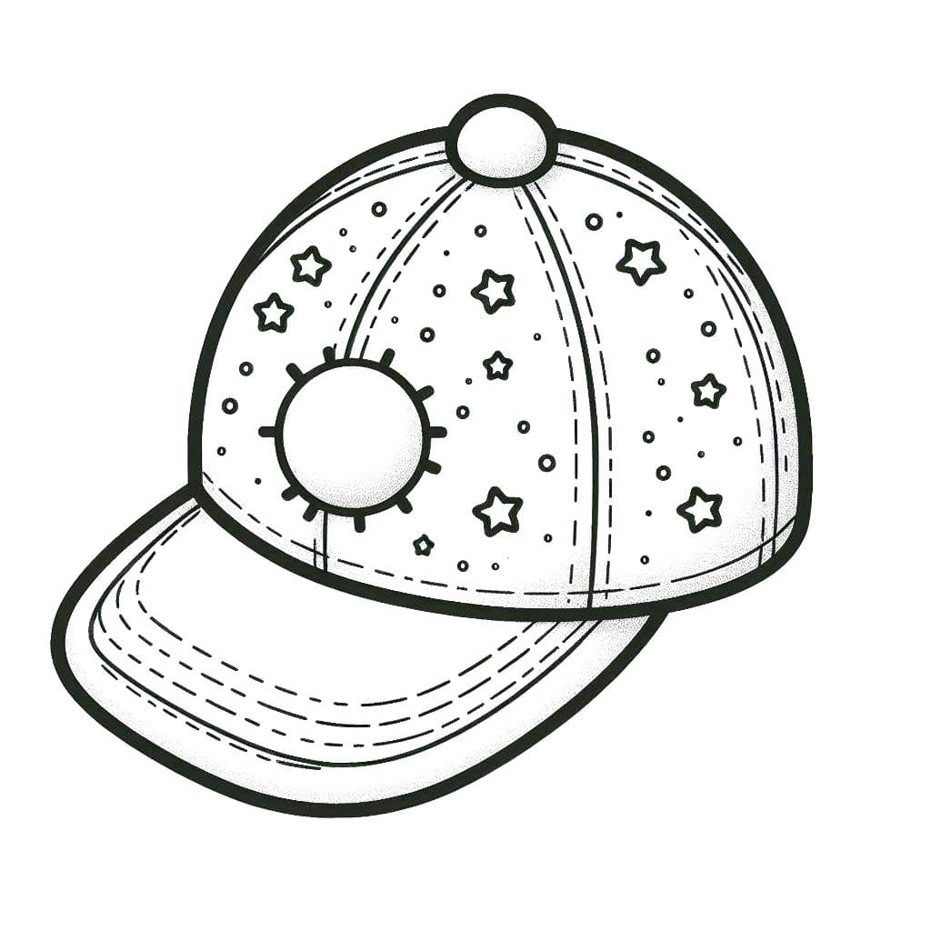 Coloriage Dessiner les Casquette 12