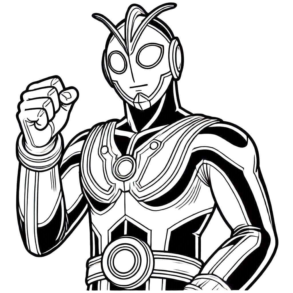 Coloriage Dessiner Ultraman 1