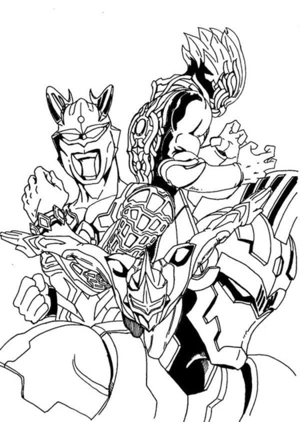 Coloriage Dessiner Ultraman 11