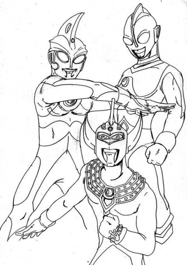 Coloriage Dessiner Ultraman 17