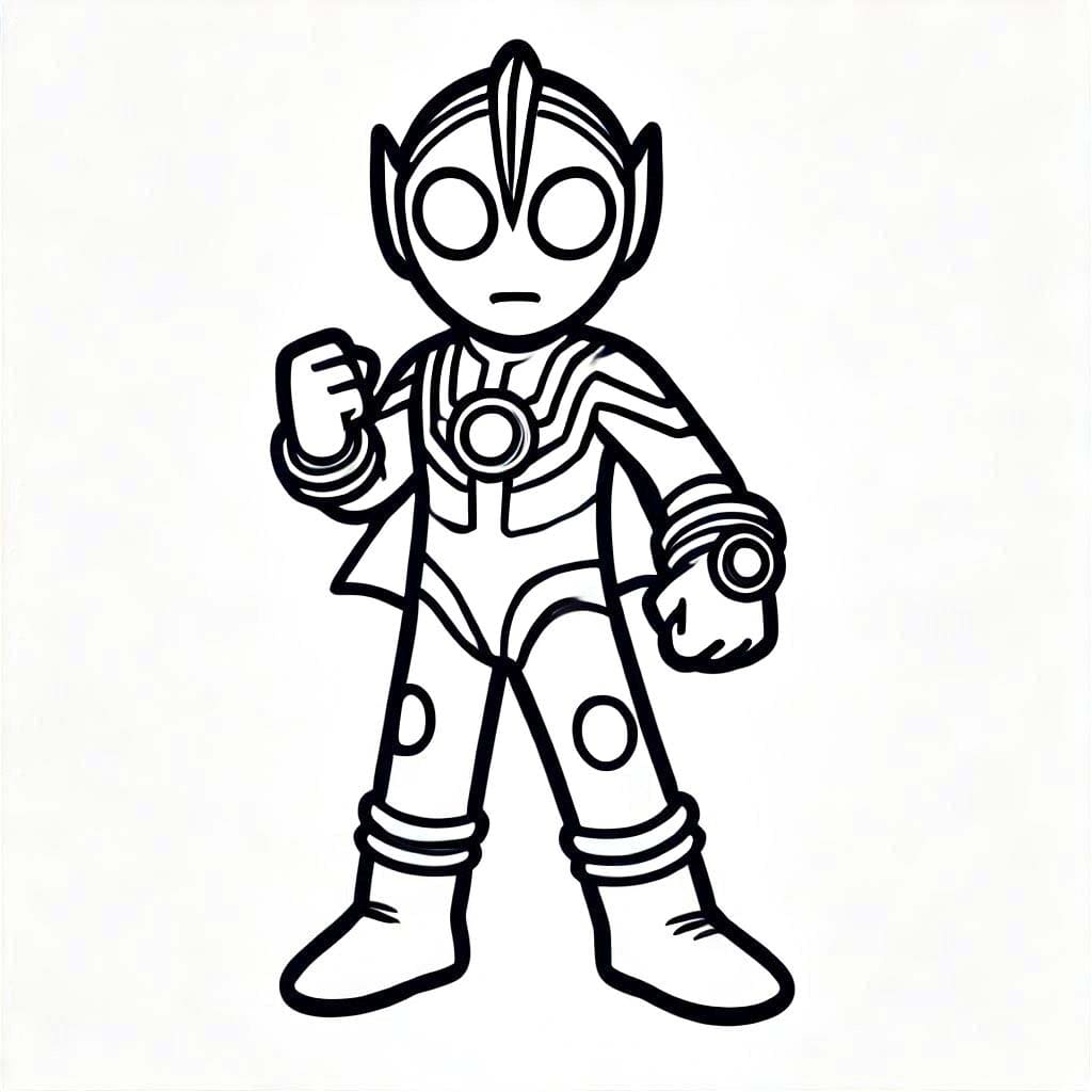 Coloriage Dessiner Ultraman 4