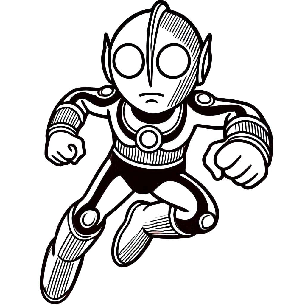 Coloriage Dessiner Ultraman 5