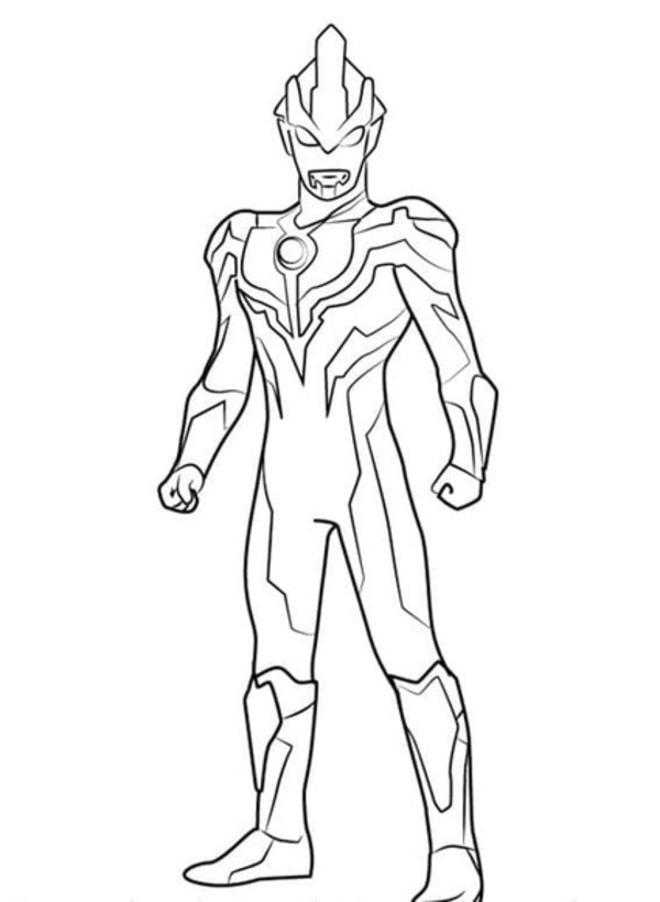 Coloriage Dessiner Ultraman Ginga