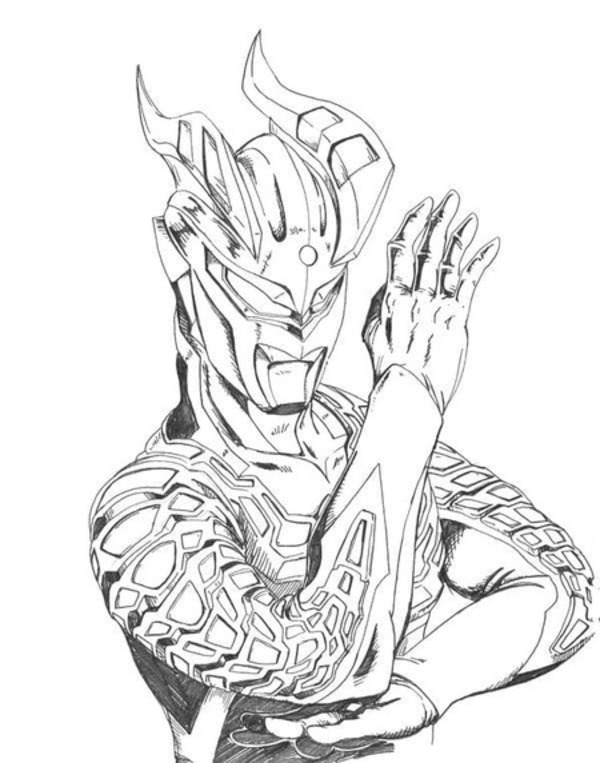 Coloriage Dessiner Ultraman gratuitement