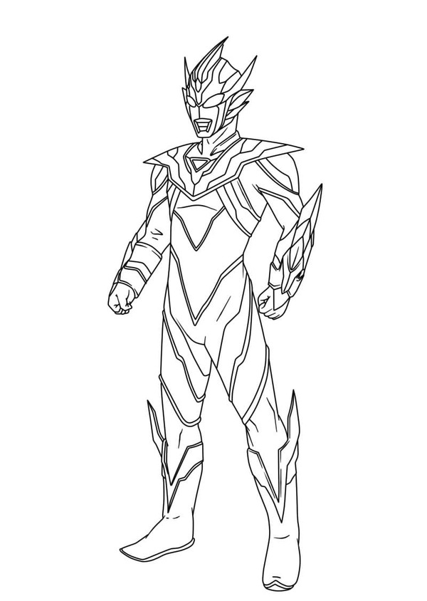 Coloriage Dessiner Ultraman pour enfants