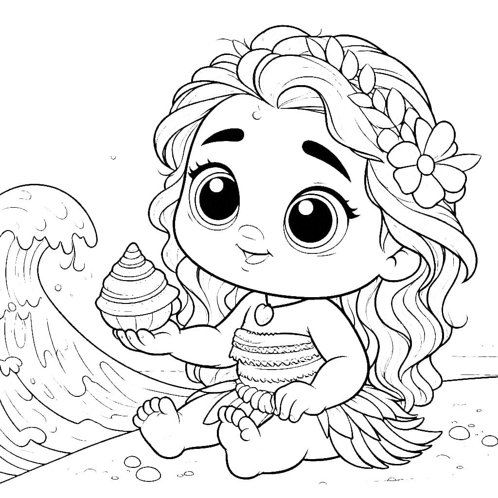 Coloriage Disney Bébé 10