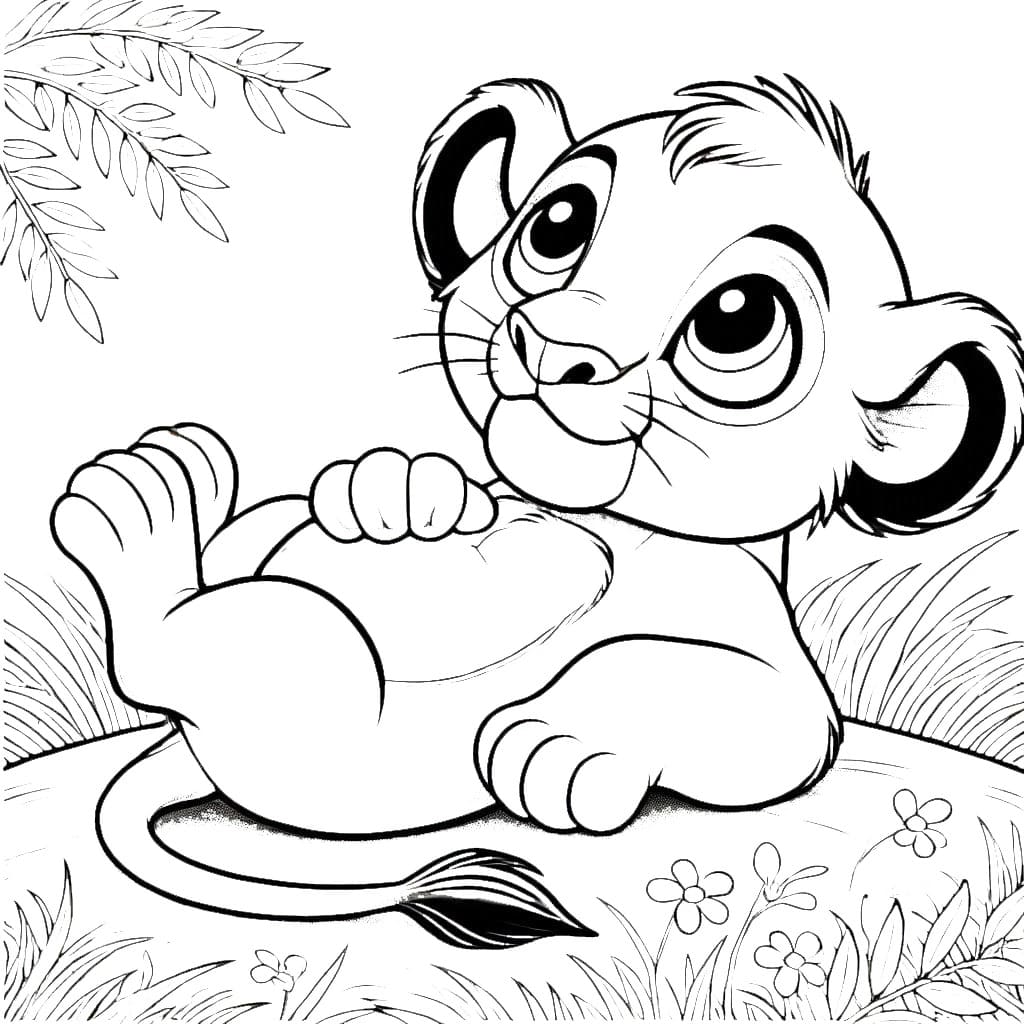 Coloriage Disney Bébé 4