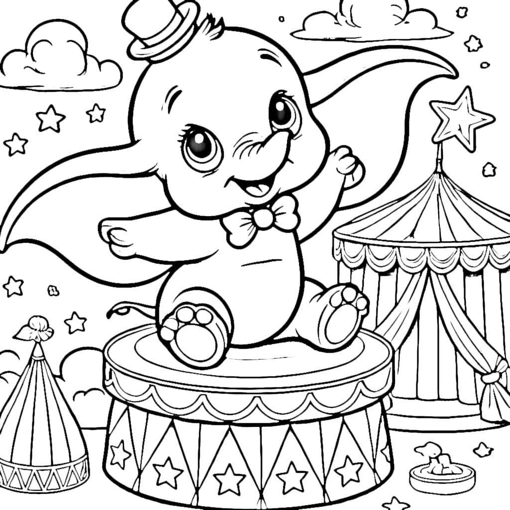 Coloriage Disney Bébé 6