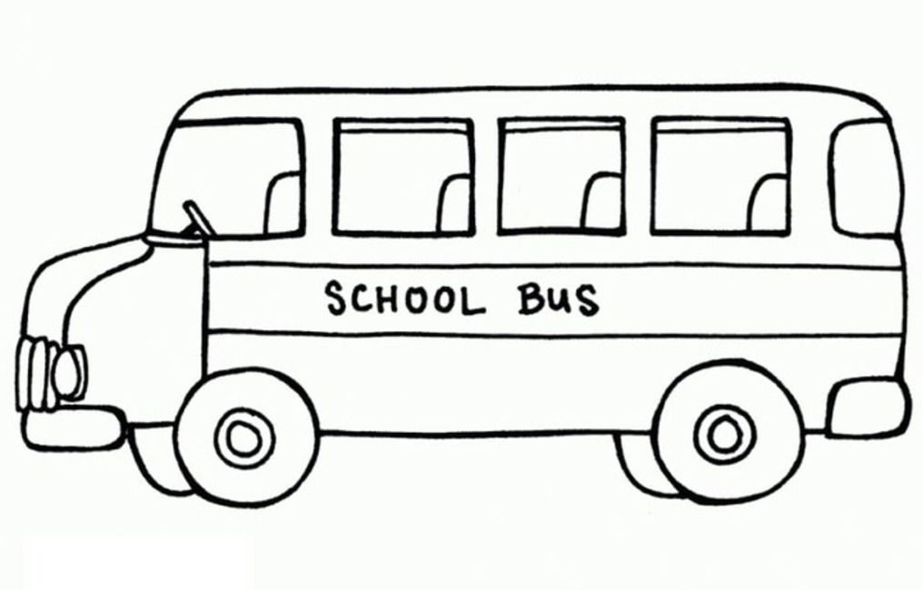 Coloriage Imprimer Autobus Scolaire