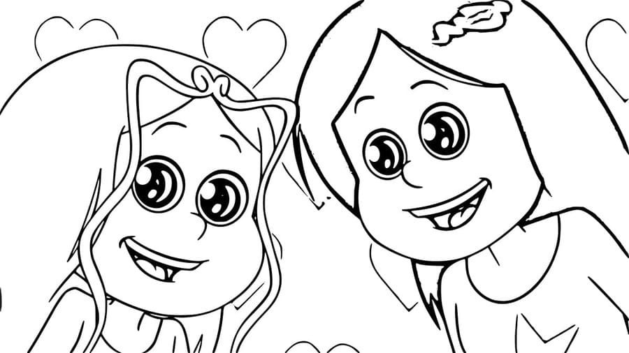 Coloriage Les Sisters 8