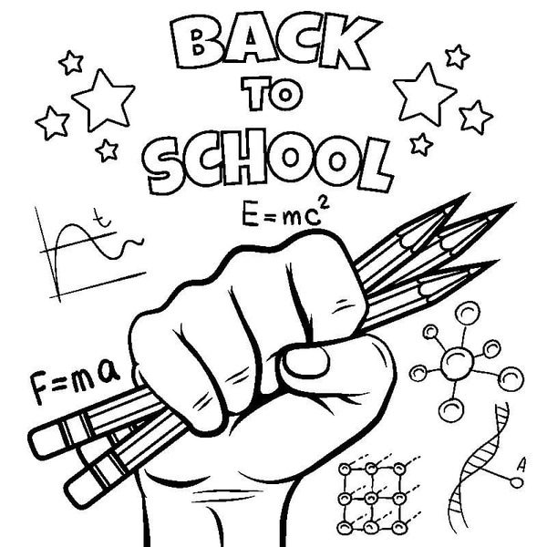 Coloriage Rentrée Scolaire 11