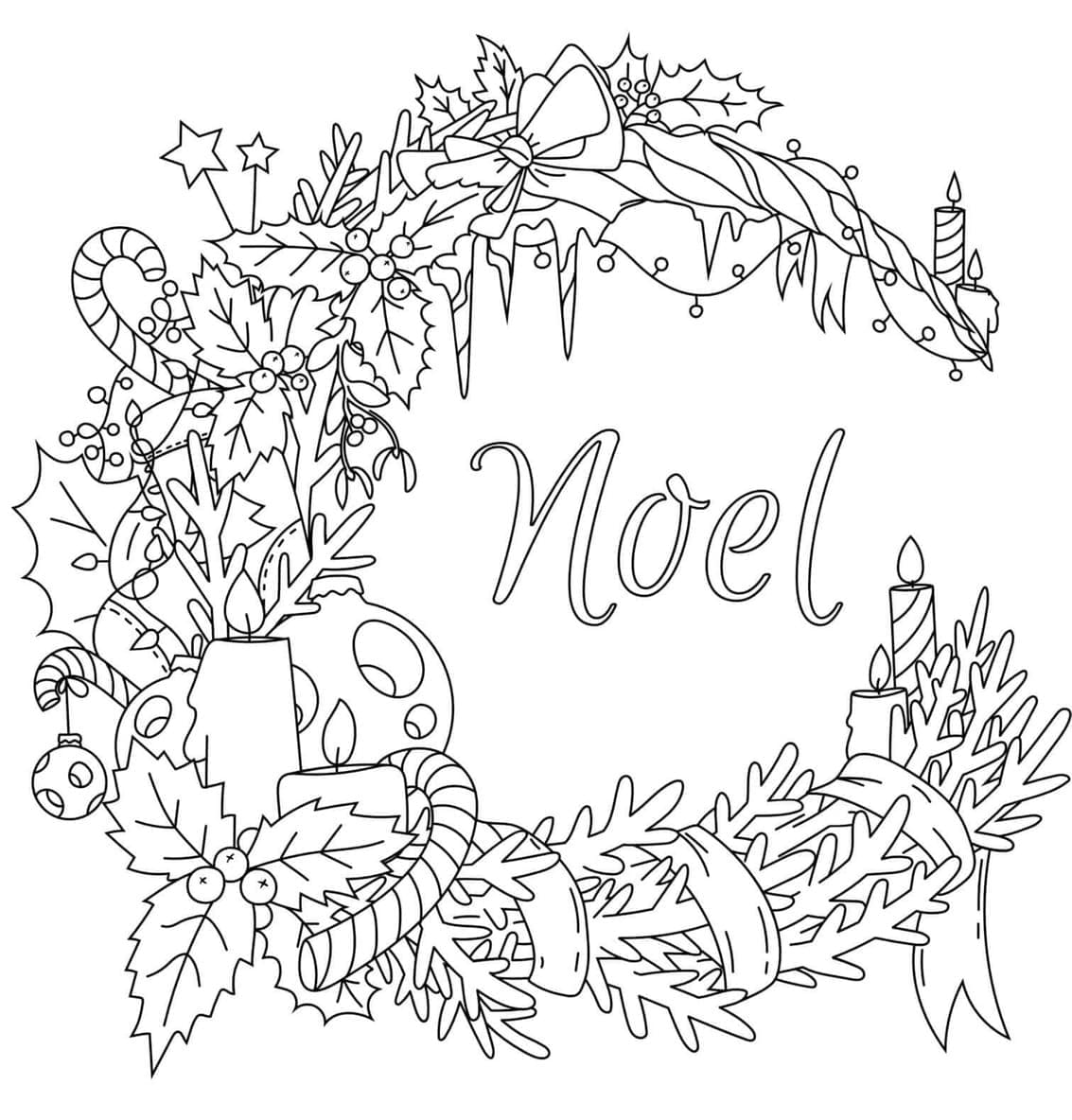 Coloriage Dessiner Noel Adulte 11