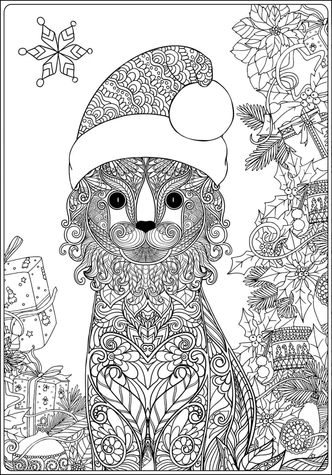 Coloriage Dessiner Noel Adulte 6