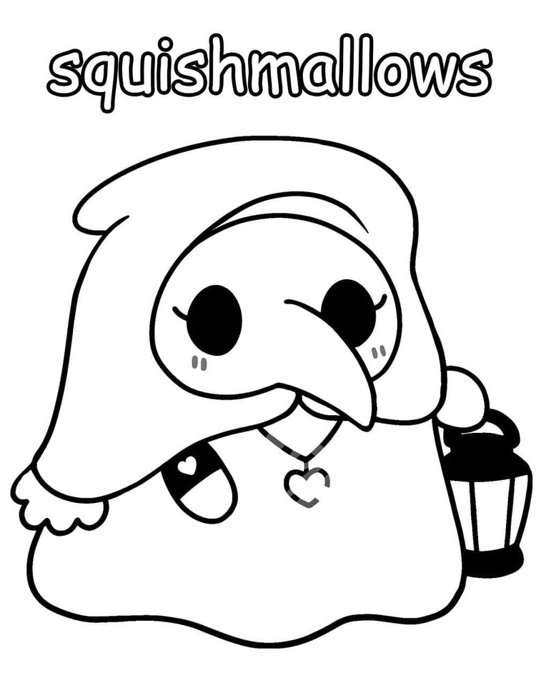 Coloriage Dessinez squishmallows gratuits à imprimer