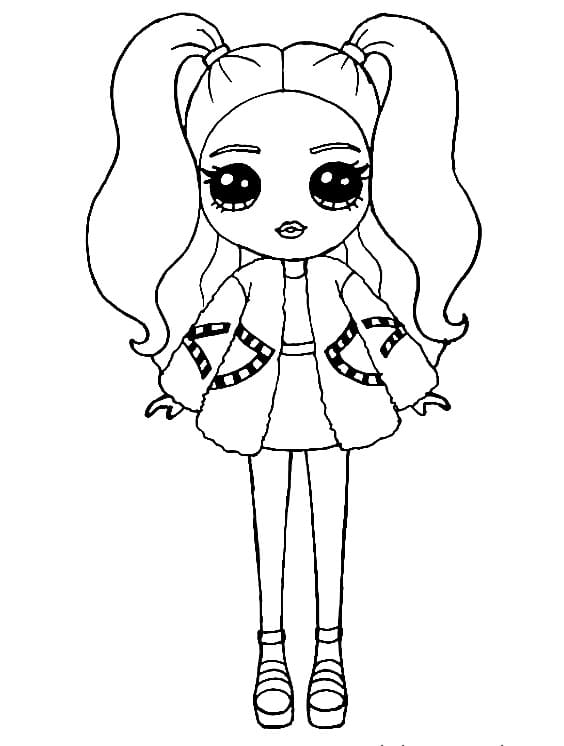 Coloriage Dessin Rainbow High Stella