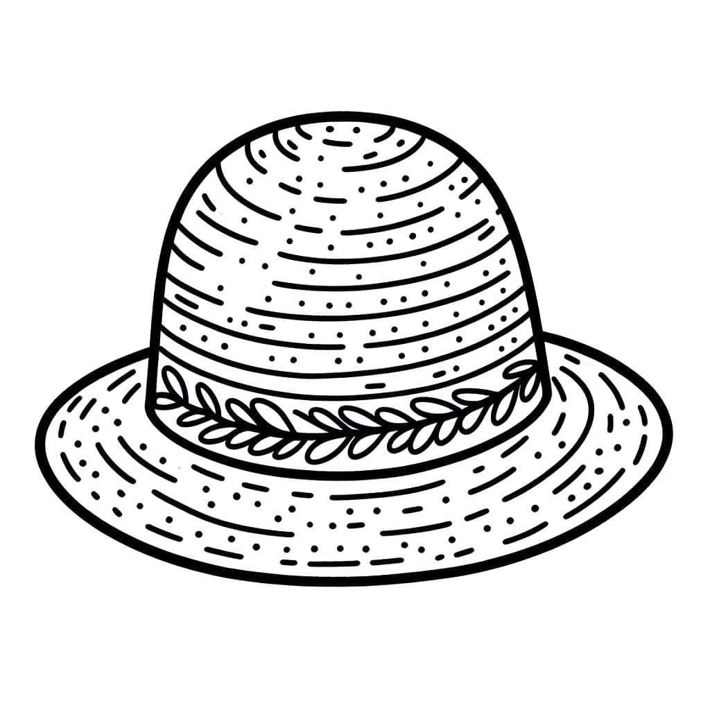 Coloriage Chapeau 1