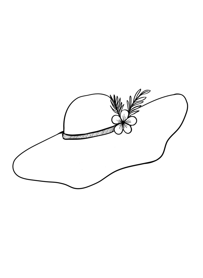 Coloriage Chapeau 10