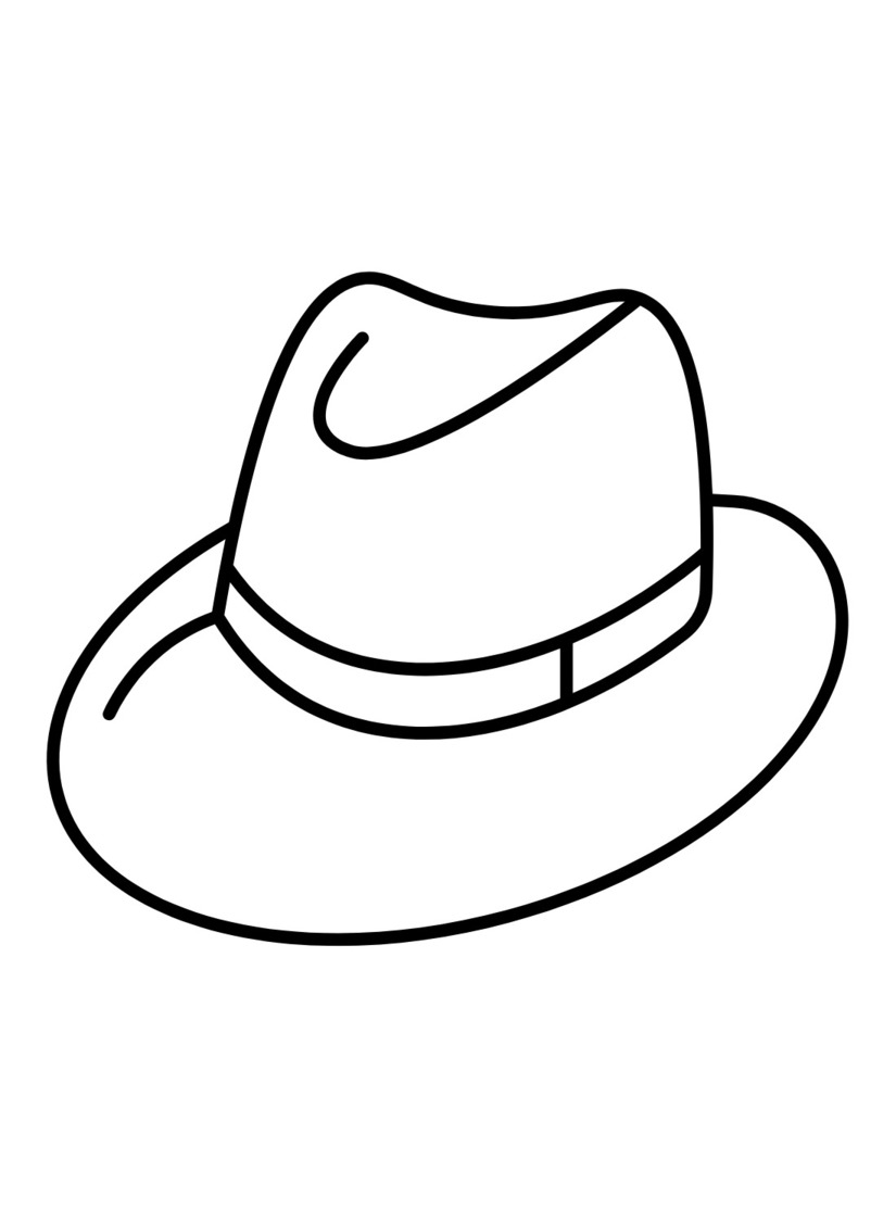 Coloriage Chapeau 11
