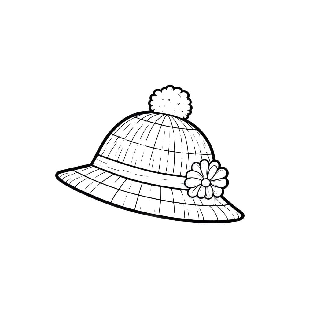Coloriage Chapeau 4