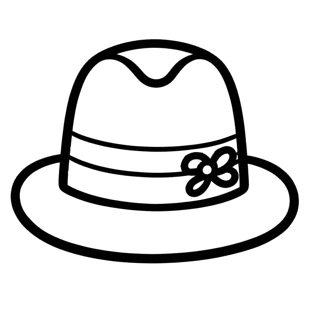Coloriage Chapeau 6