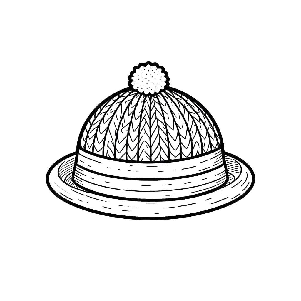 Coloriage Chapeau 8