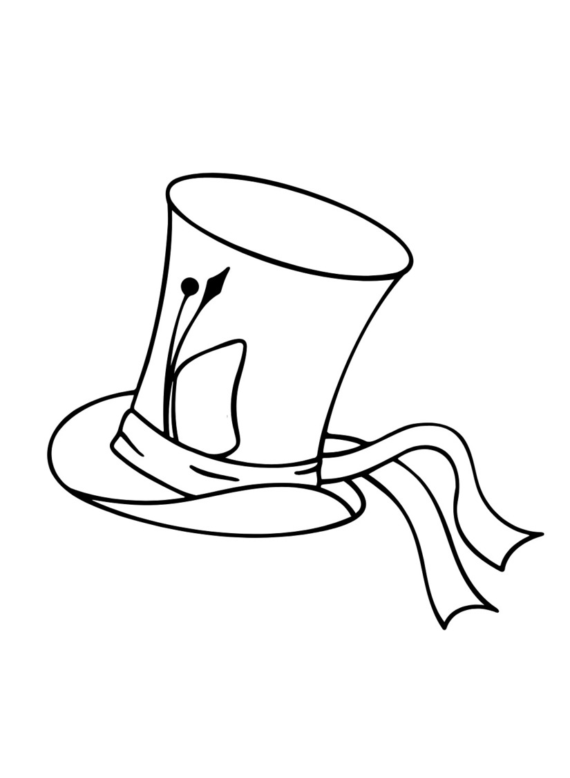 Coloriage Chapeau 9