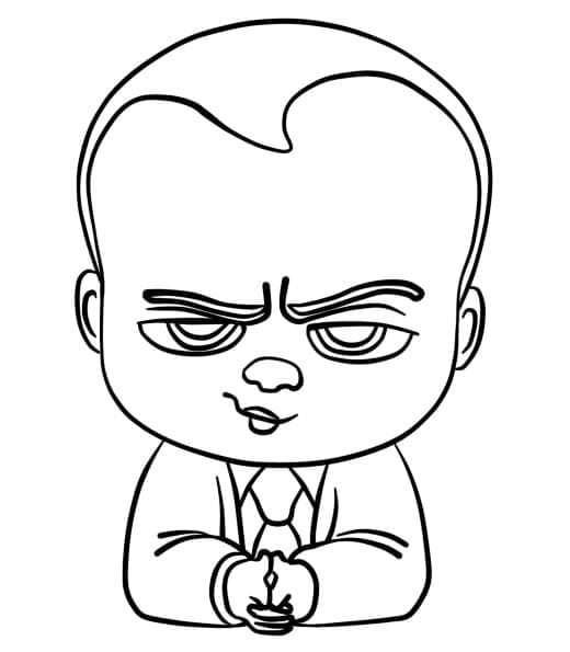 Coloriage Baby Boss imprimable gratuite