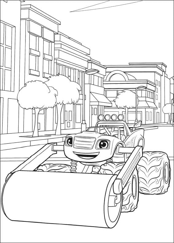 Coloriage Blaze et les Monster Machines imprimables