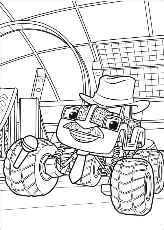 Coloriage Blaze et les Monster Machines imprimables pour enfants