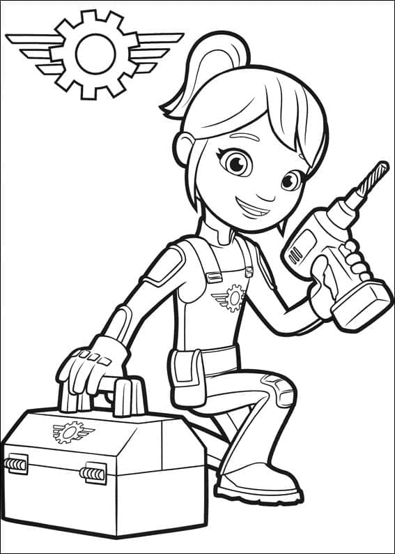 Coloriage Blaze Et Les Monsters Machines 4