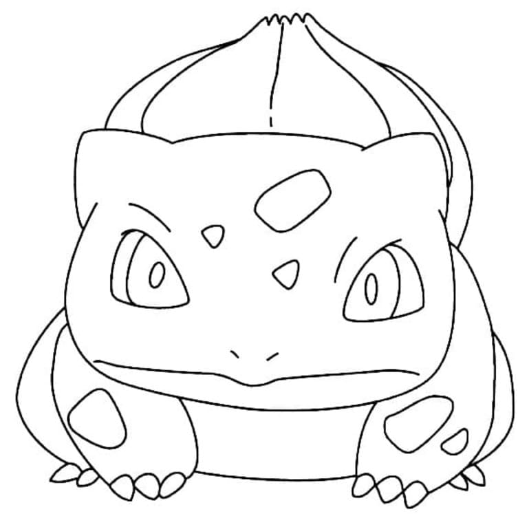 Coloriage Bulbizarre gratuite imprimable pour les enfants