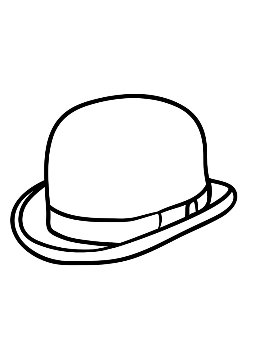 Coloriage Chapeau facile