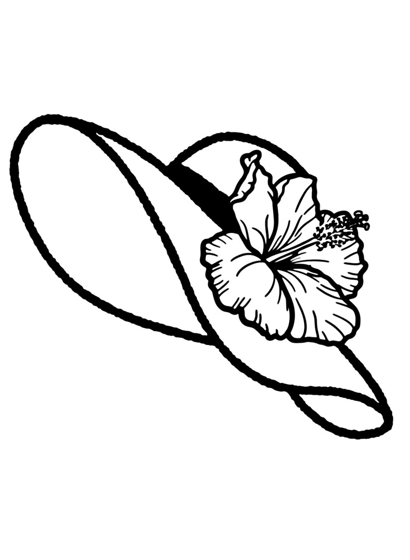 Coloriage Chapeau pour enfant