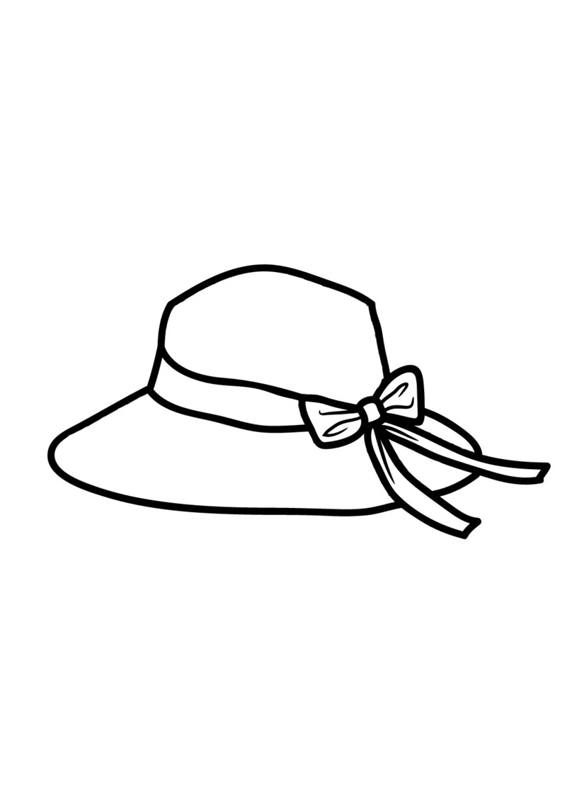 Coloriage Chapeau pour enfants