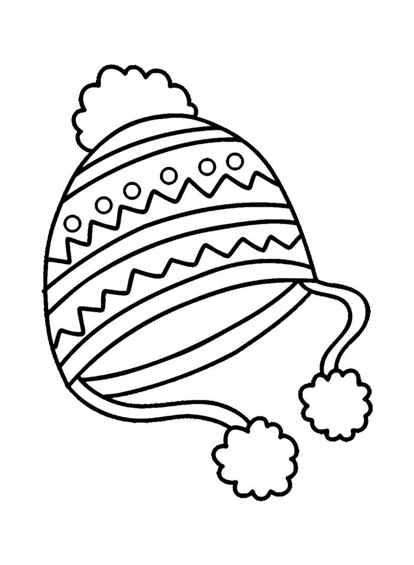 Coloriage Chapeau très simple