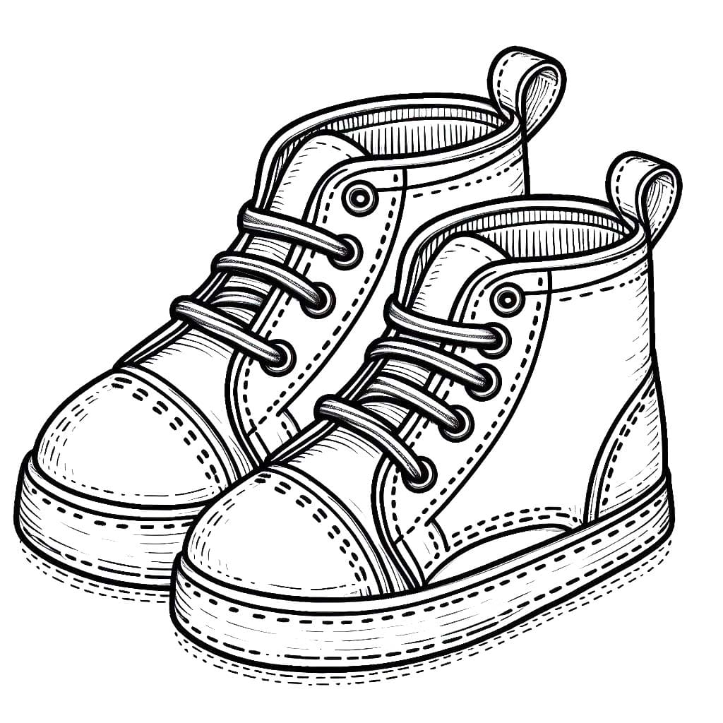 Coloriage Chaussures 2
