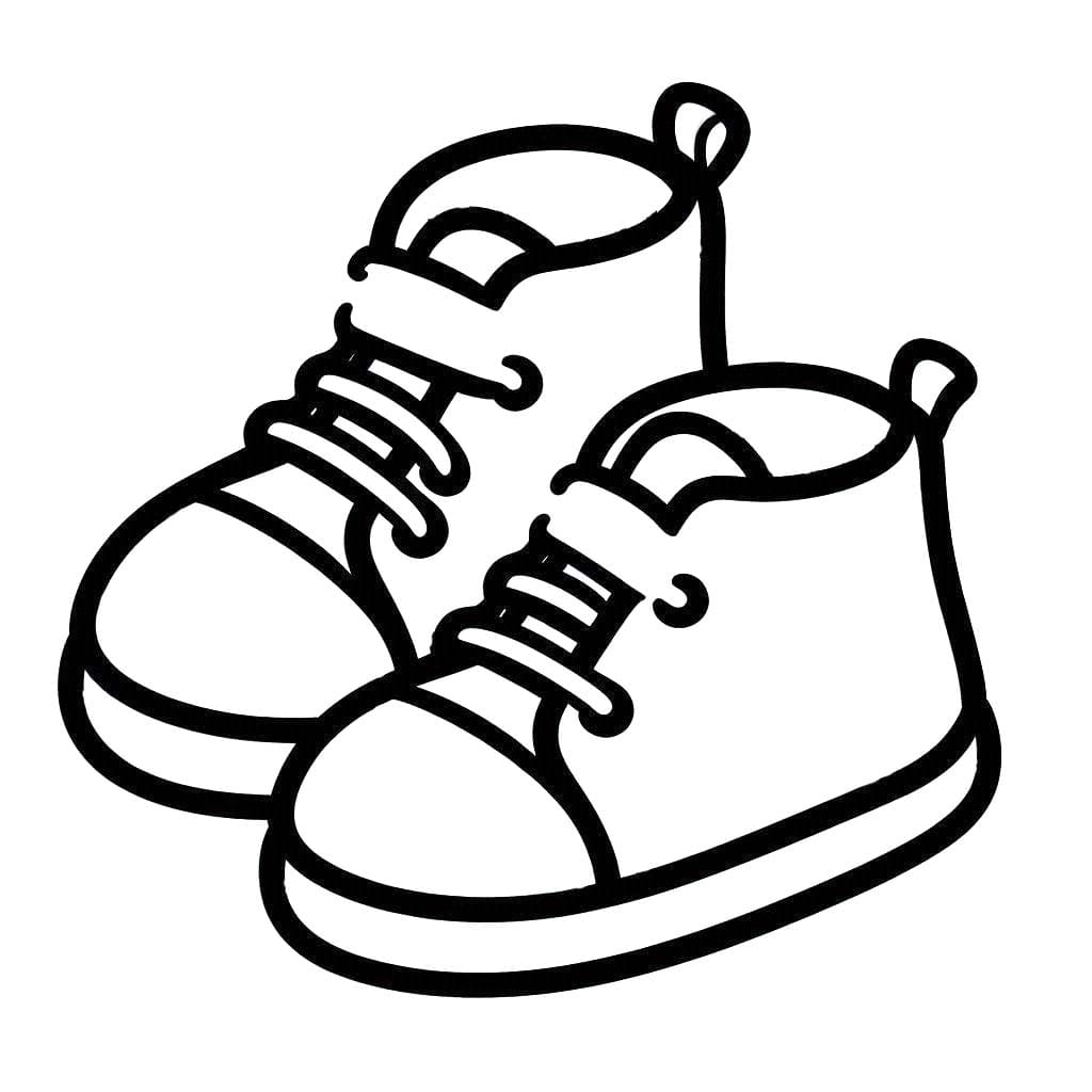 Coloriage Chaussures 3