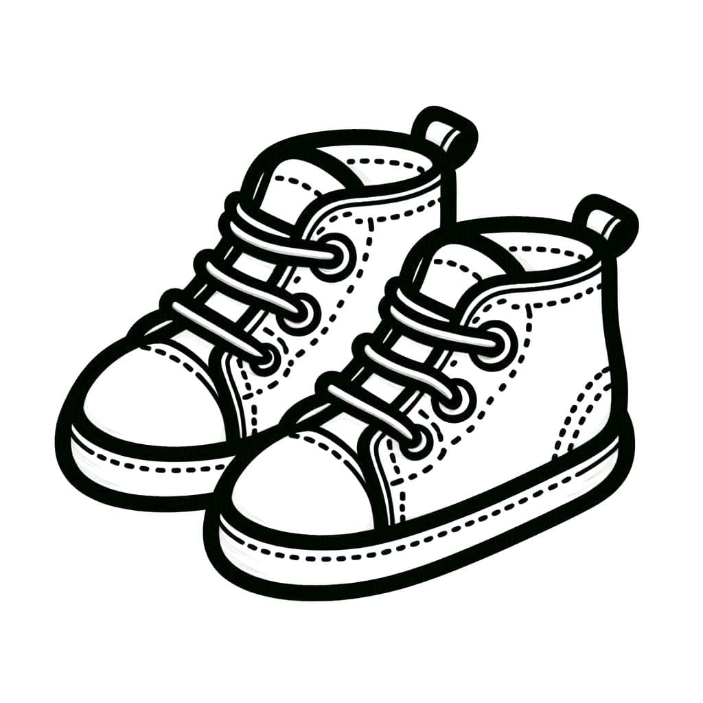 Coloriage Chaussures 5