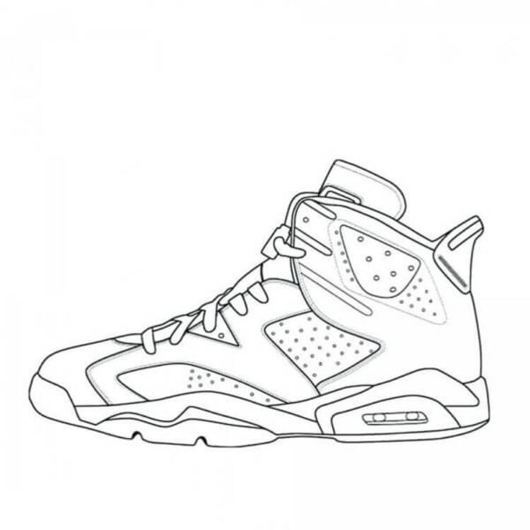 Coloriage Chaussures Baskets