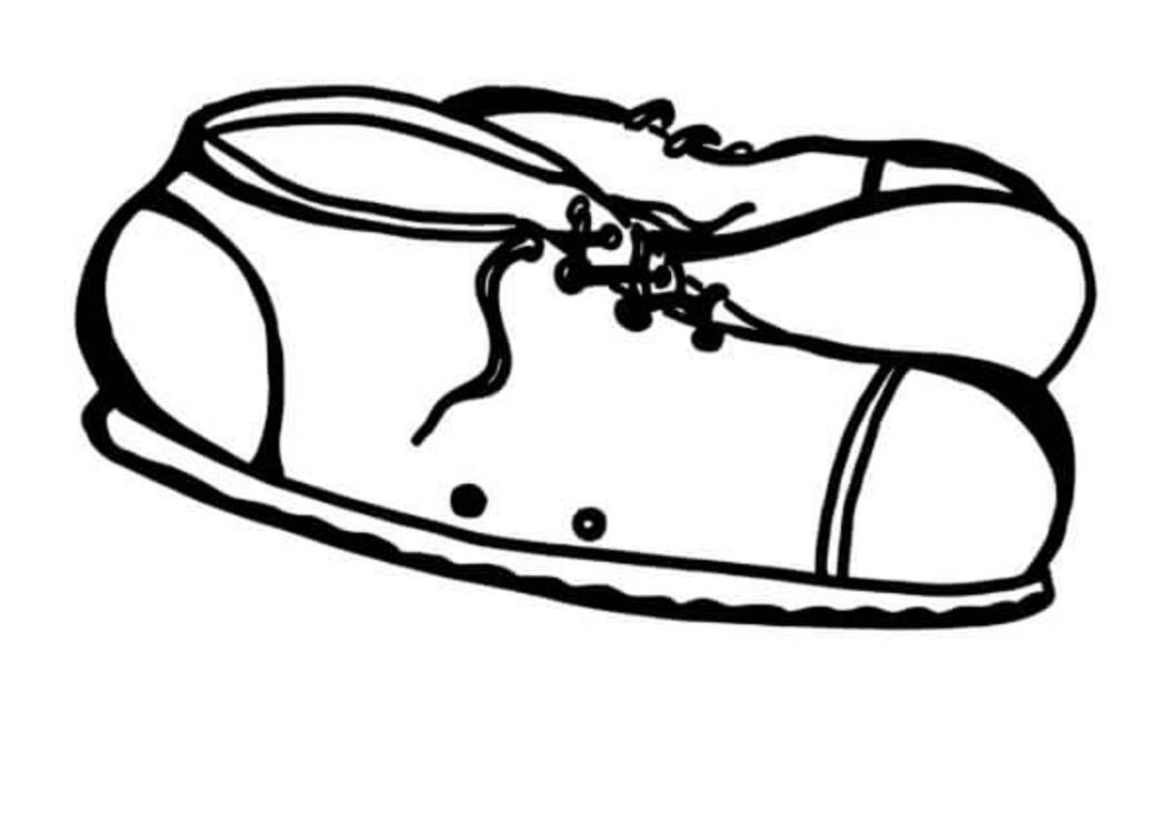 Coloriage Chaussures simples