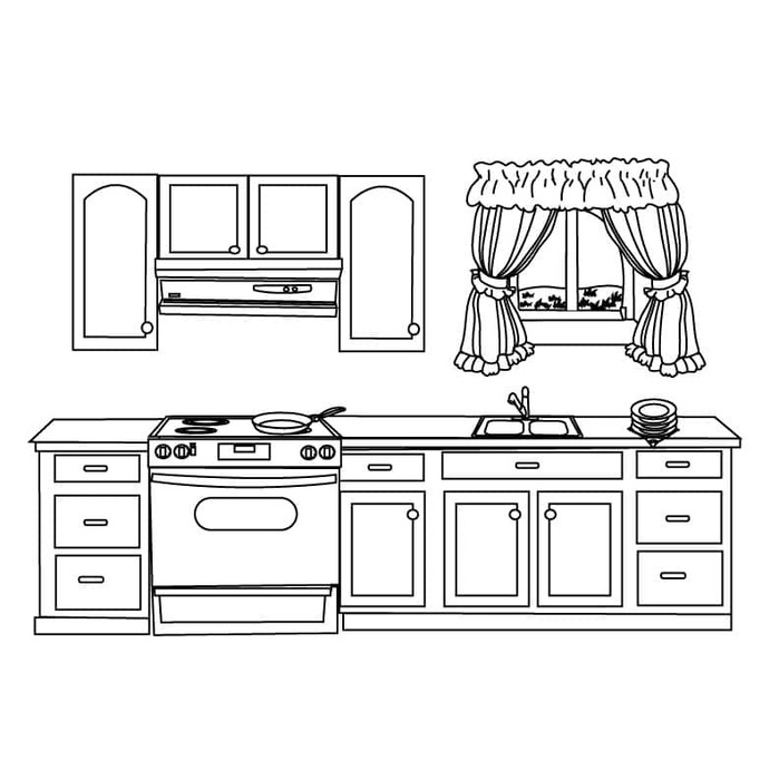 Coloriage Cuisine pour les enfants