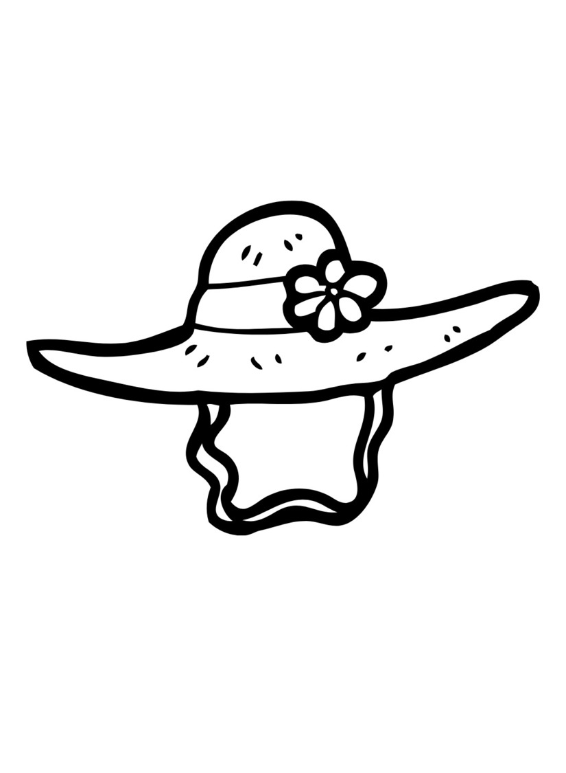 Coloriage Dessin Chapeau basique