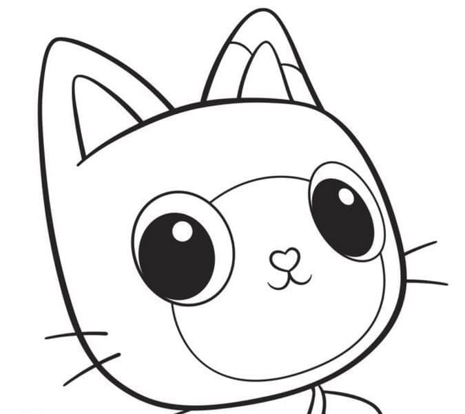 Coloriage Dessin Gabby Chat 10