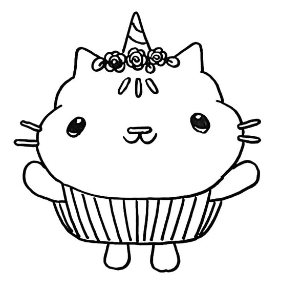 Coloriage Dessin Gabby Chat 2