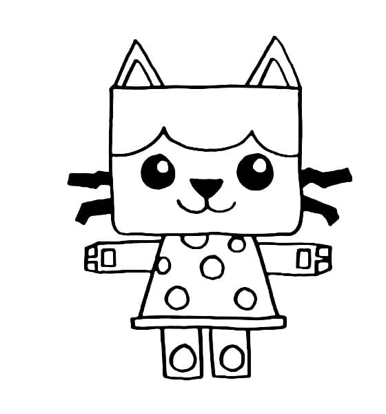Coloriage Dessin Gabby Chat 3