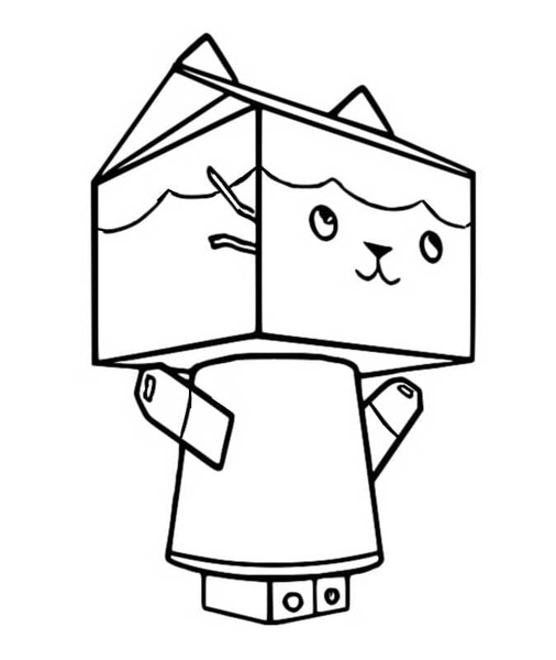 Coloriage Dessin Gabby Chat 5