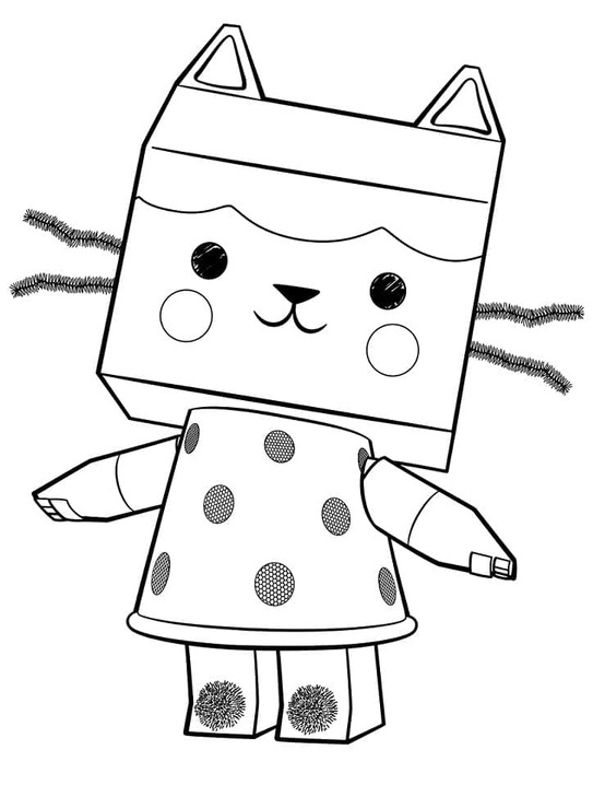 Coloriage Dessin Gabby Chat 7