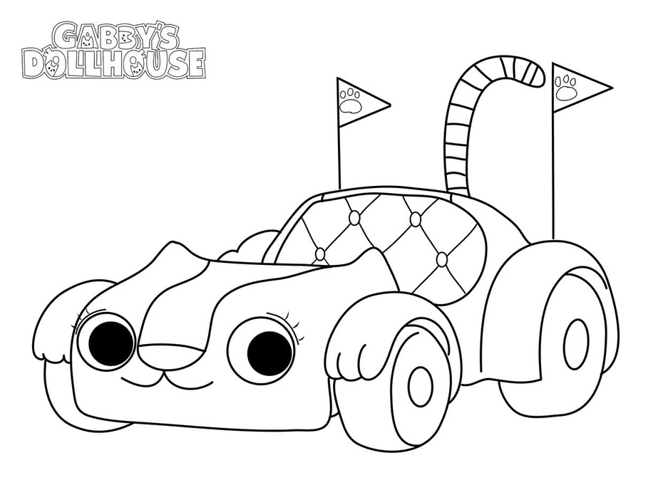 Coloriage Dessin Gabby Chat 9