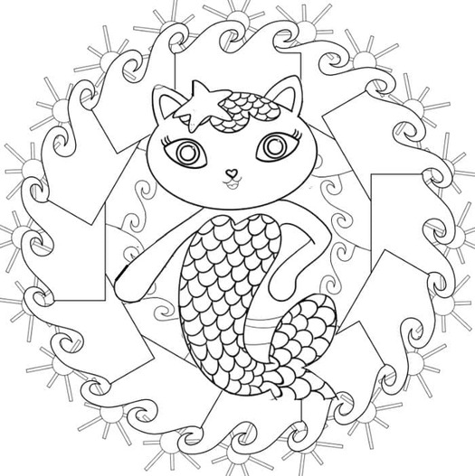 Coloriage Dessin Gabby Chat imprimable